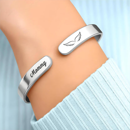 Always Loved, Angel Wings Memorial Bracelet
