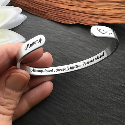 Always Loved, Angel Wings Memorial Bracelet
