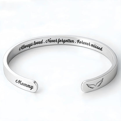 Always Loved, Angel Wings Memorial Bracelet