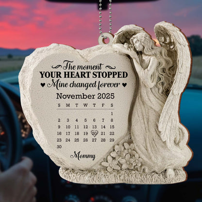 The Moment Your Heart Stopped, Angelic Memorial Ornament