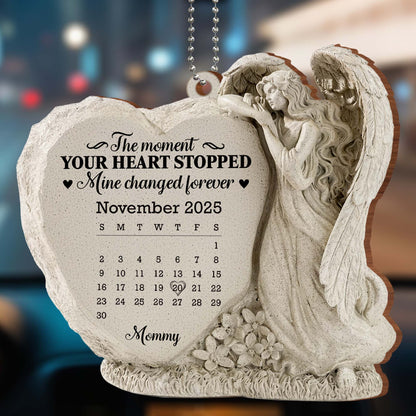 The Moment Your Heart Stopped, Angelic Memorial Ornament