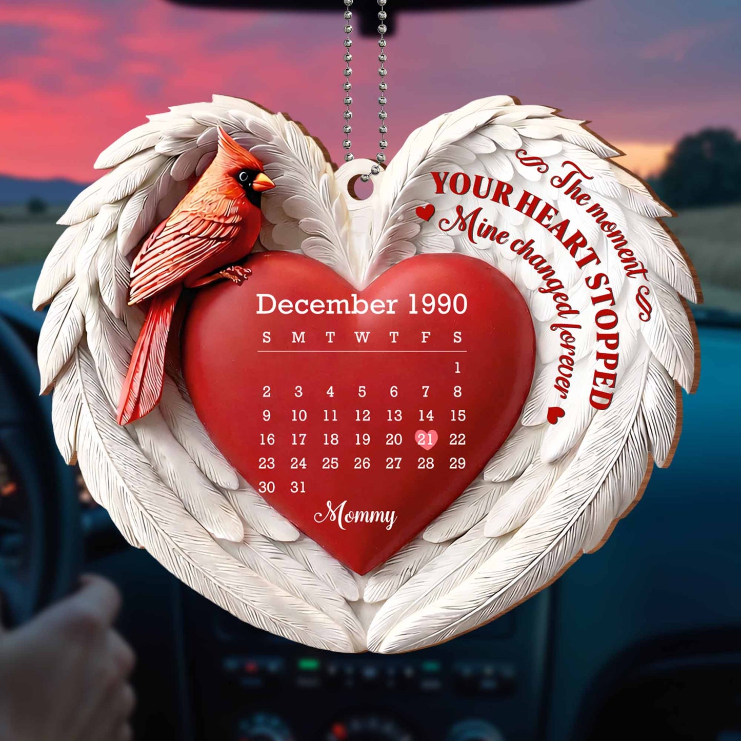 The Moment Your Heart Stopped, Wings and Heart Design