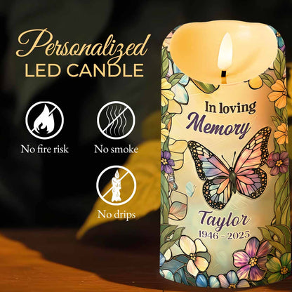 In Loving Memory Your Light Will Always Shine In My Heart Butterfly Flower