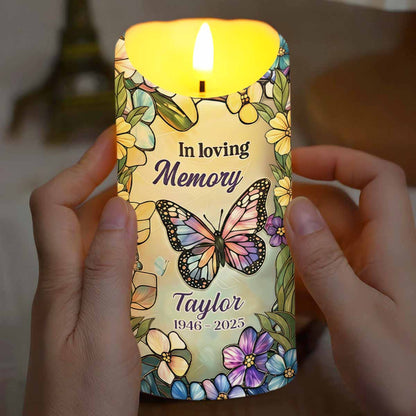 In Loving Memory Your Light Will Always Shine In My Heart Butterfly Flower