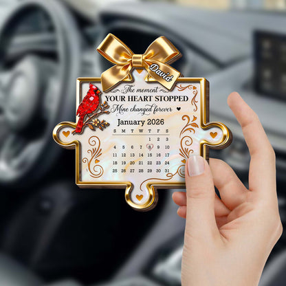 The Moment Your Heart Stopped, Memorial Cardinal Puzzle Piece