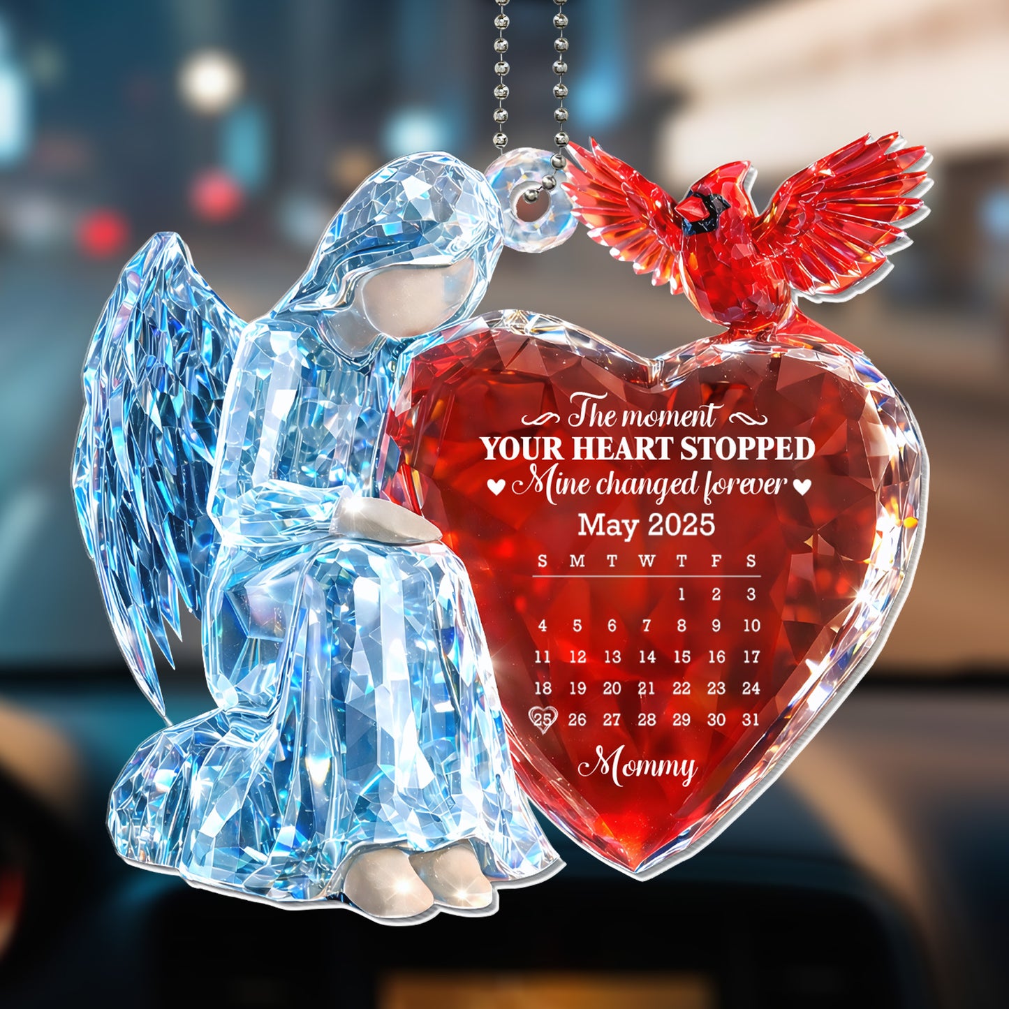 The Moment Your Heart Stopped, Angel And Heart Ornament