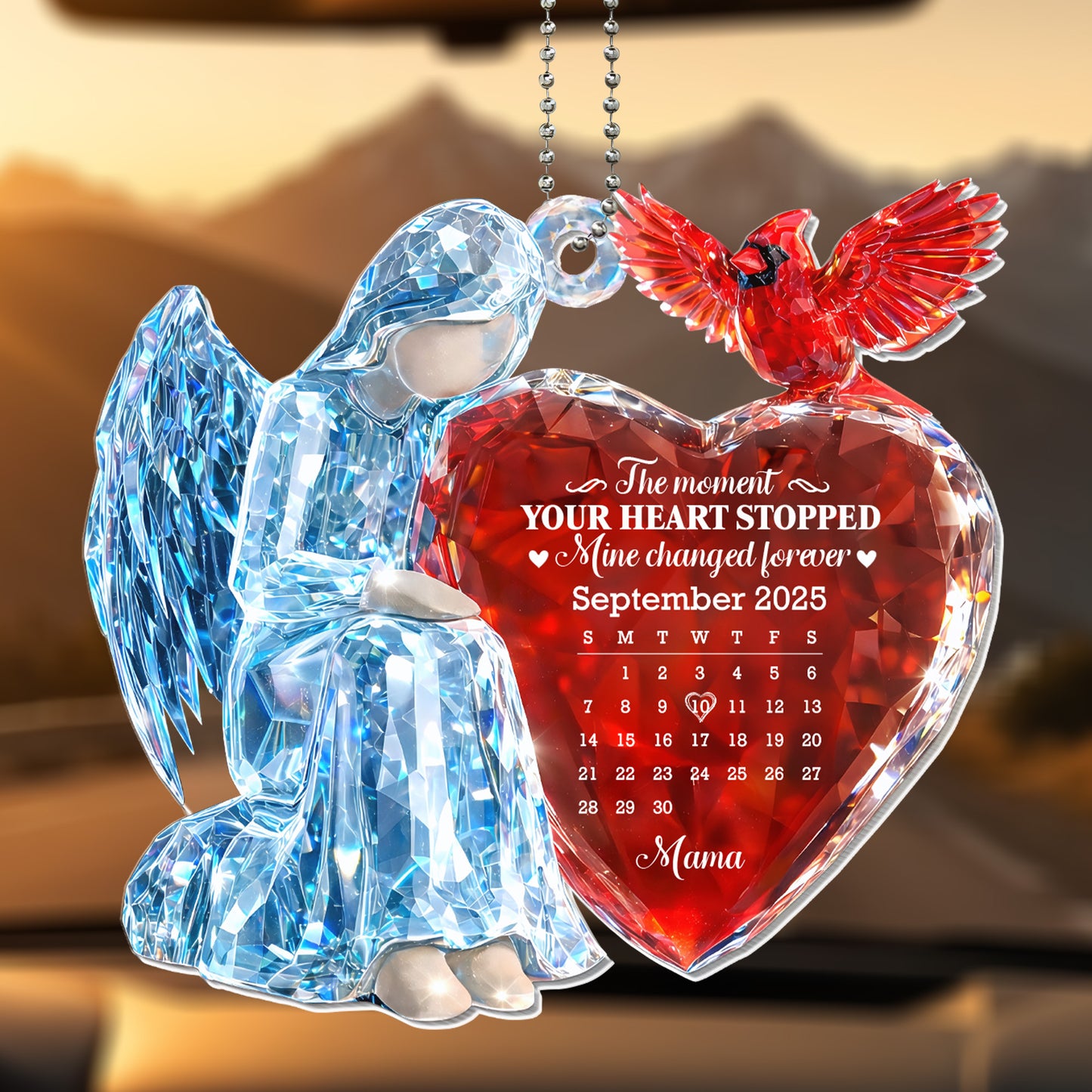 The Moment Your Heart Stopped, Angel And Heart Ornament