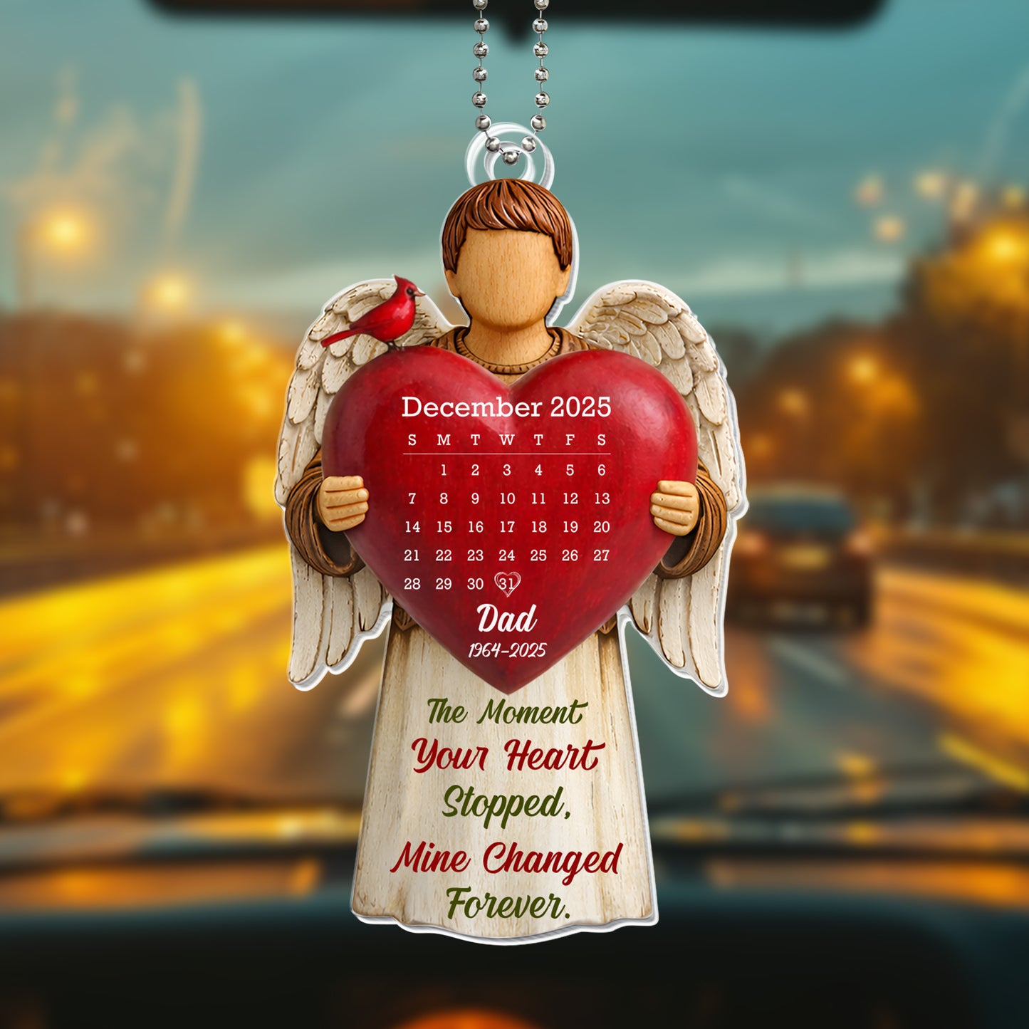 The Moment Your Heart Stopped, Angel Holding Heart