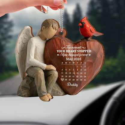 The Moment Your Heart Stopped, Angel And Bird Heart Design