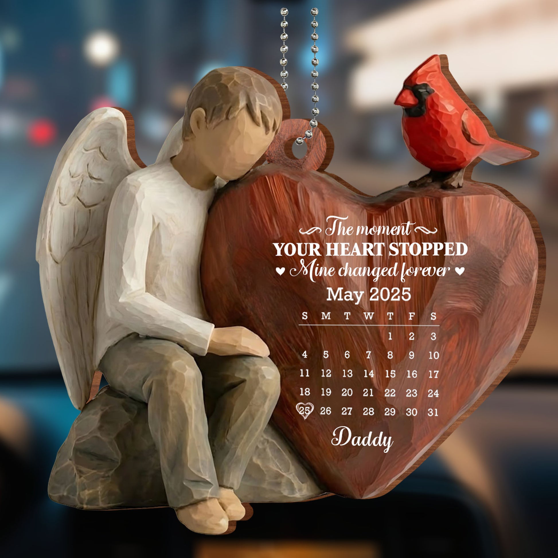 The Moment Your Heart Stopped, Angel And Bird Heart Design