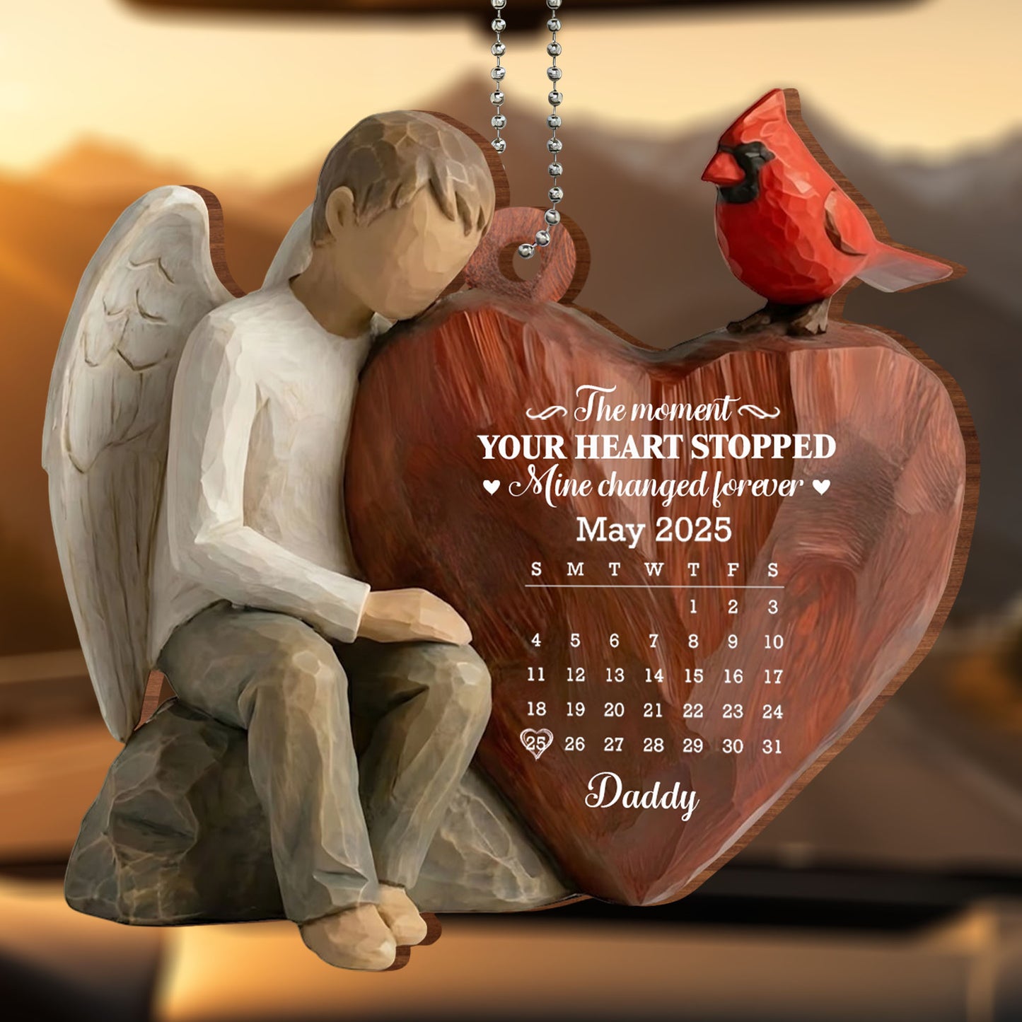 The Moment Your Heart Stopped, Angel And Bird Heart Design