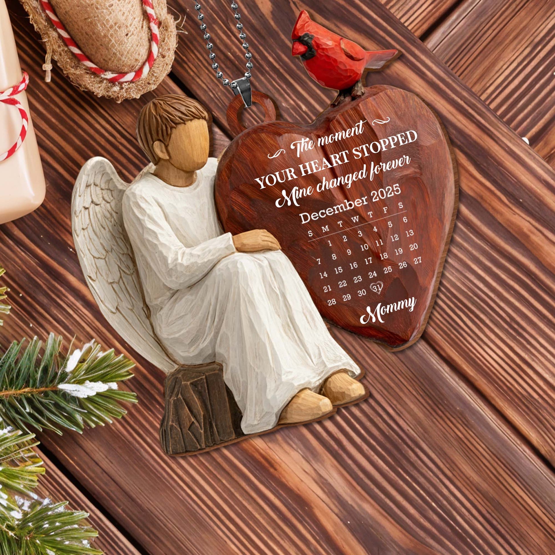 The Moment Your Heart Stopped, Angel And Heart Design