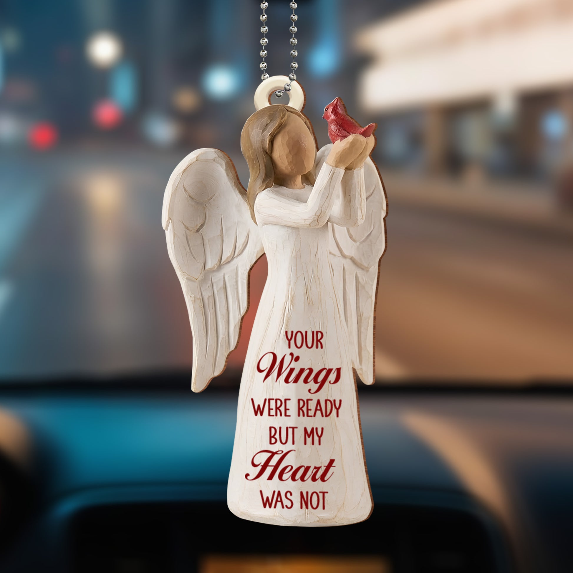 Your Wings Were Ready, Angel Heart Ornament