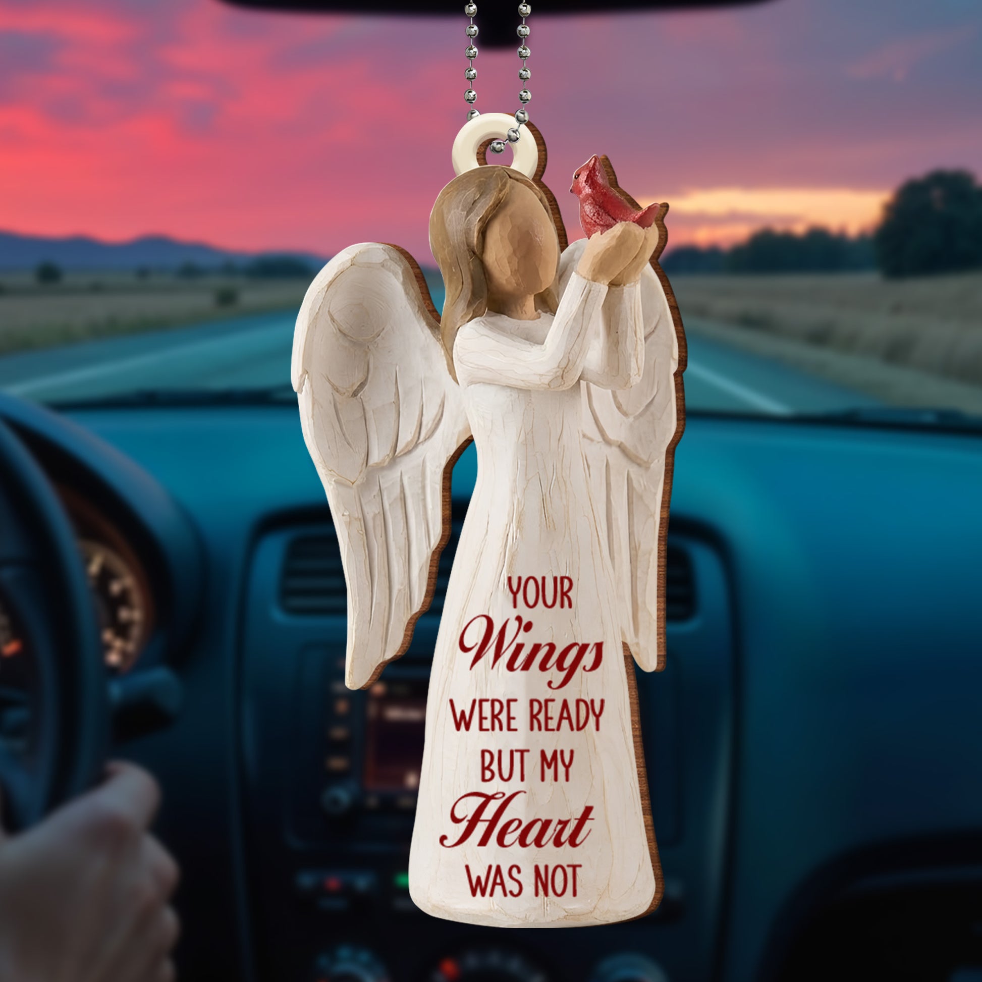 Your Wings Were Ready, Angel Heart Ornament