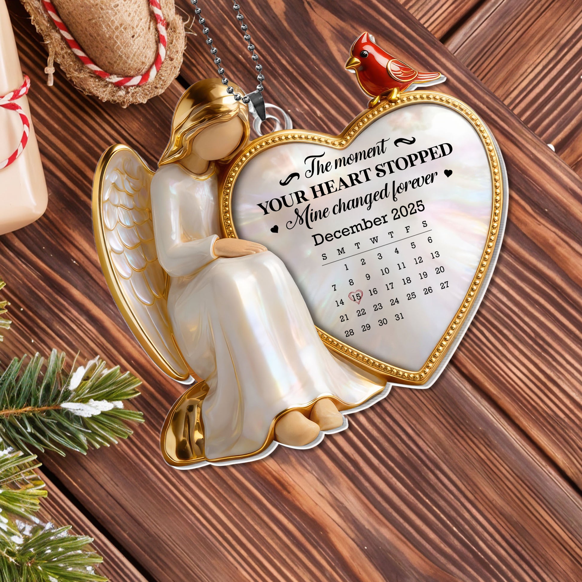 The Moment Your Heart Stopped, Angel And Heart Design