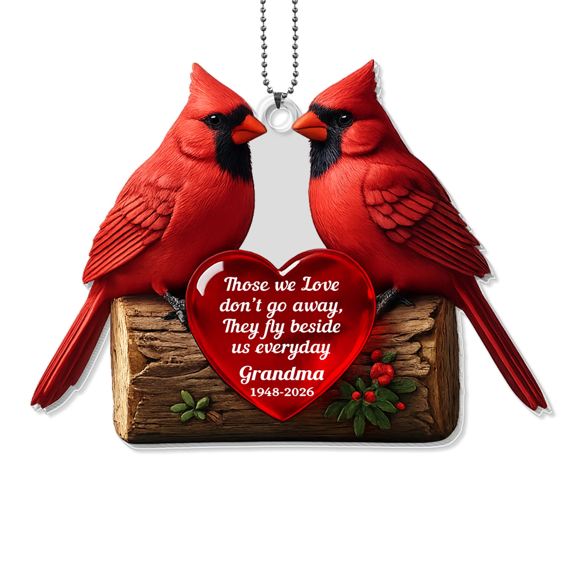 Those We Love Don't Go Away, Cardinals Heart Design