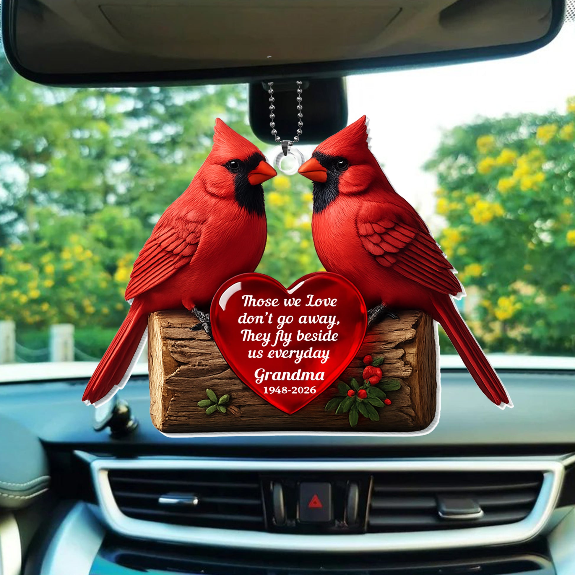 Those We Love Don't Go Away, Cardinals Heart Design