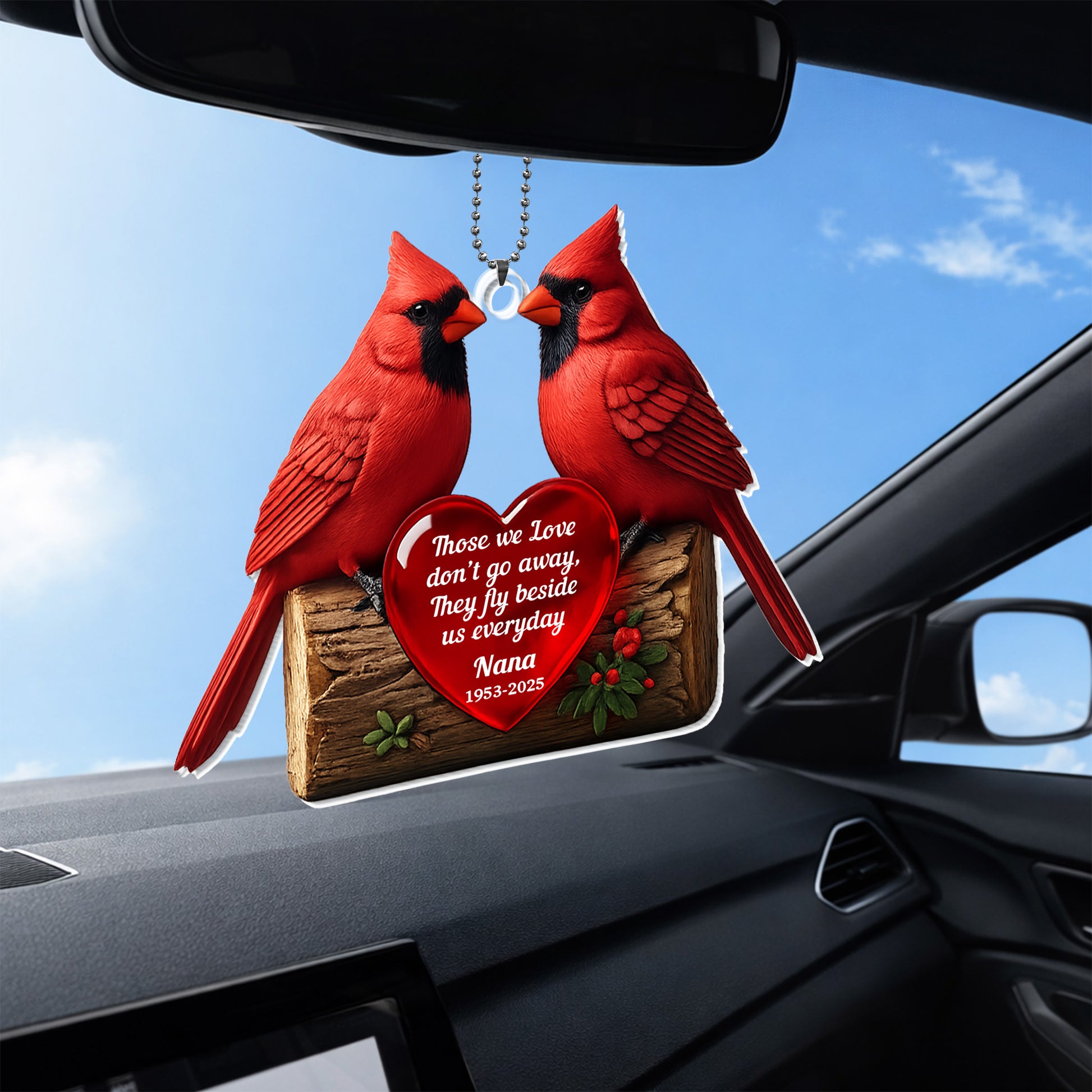 Those We Love Don't Go Away, Cardinals Heart Design