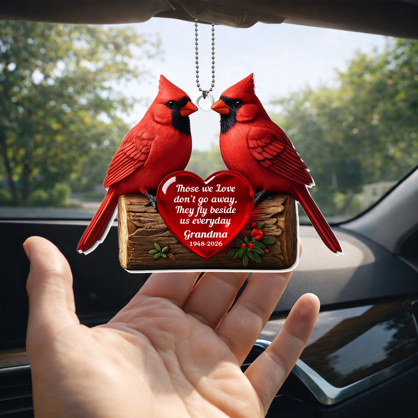 Those We Love Don't Go Away, Cardinals Heart Design