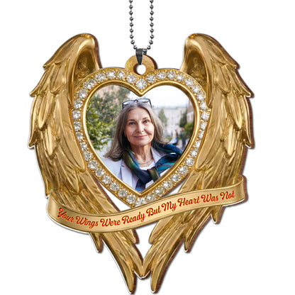 Your Wings Were Ready Heart Ornament