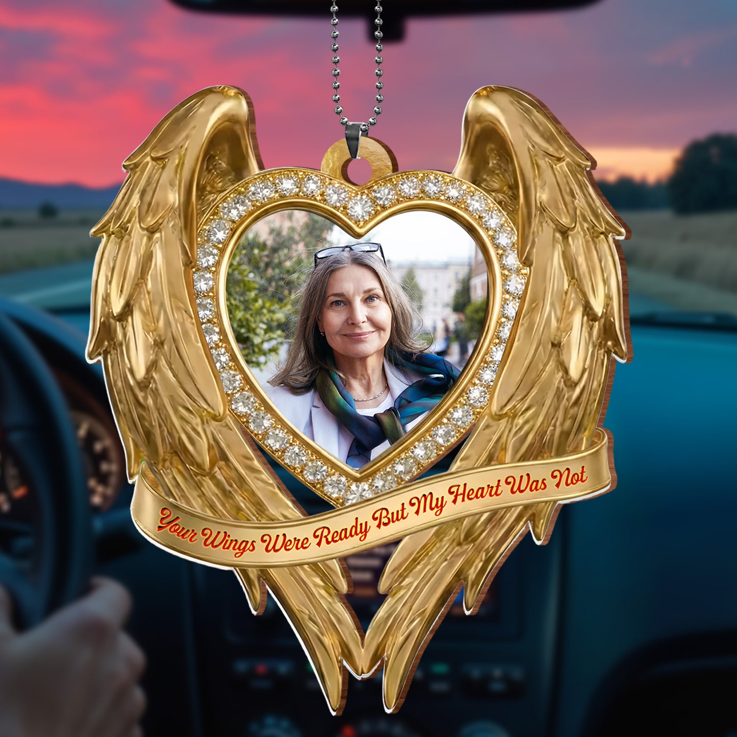 Your Wings Were Ready Heart Ornament