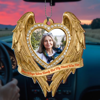 Your Wings Were Ready Heart Ornament