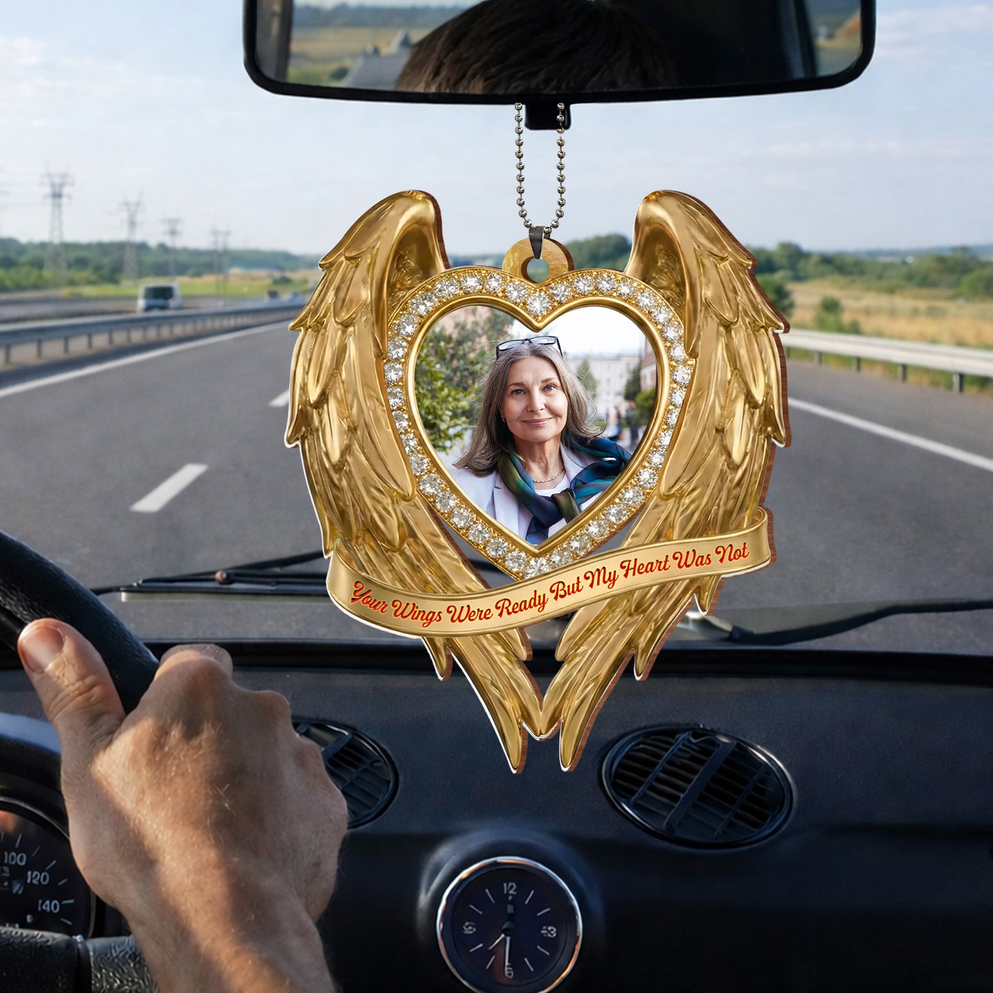 Your Wings Were Ready Heart Ornament