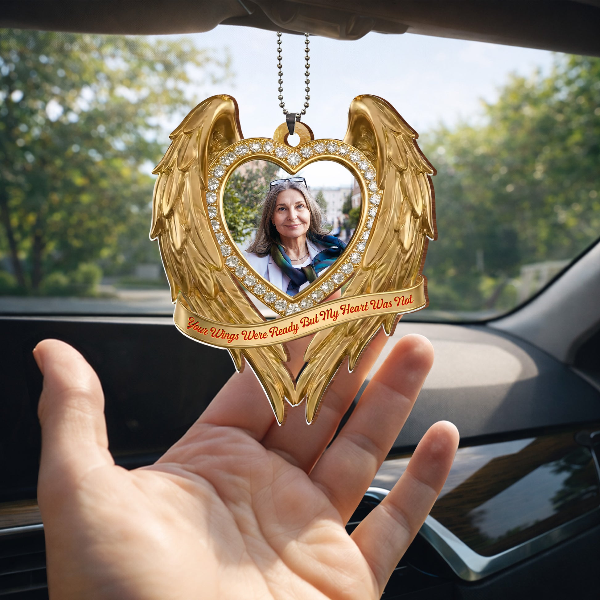 Your Wings Were Ready Heart Ornament