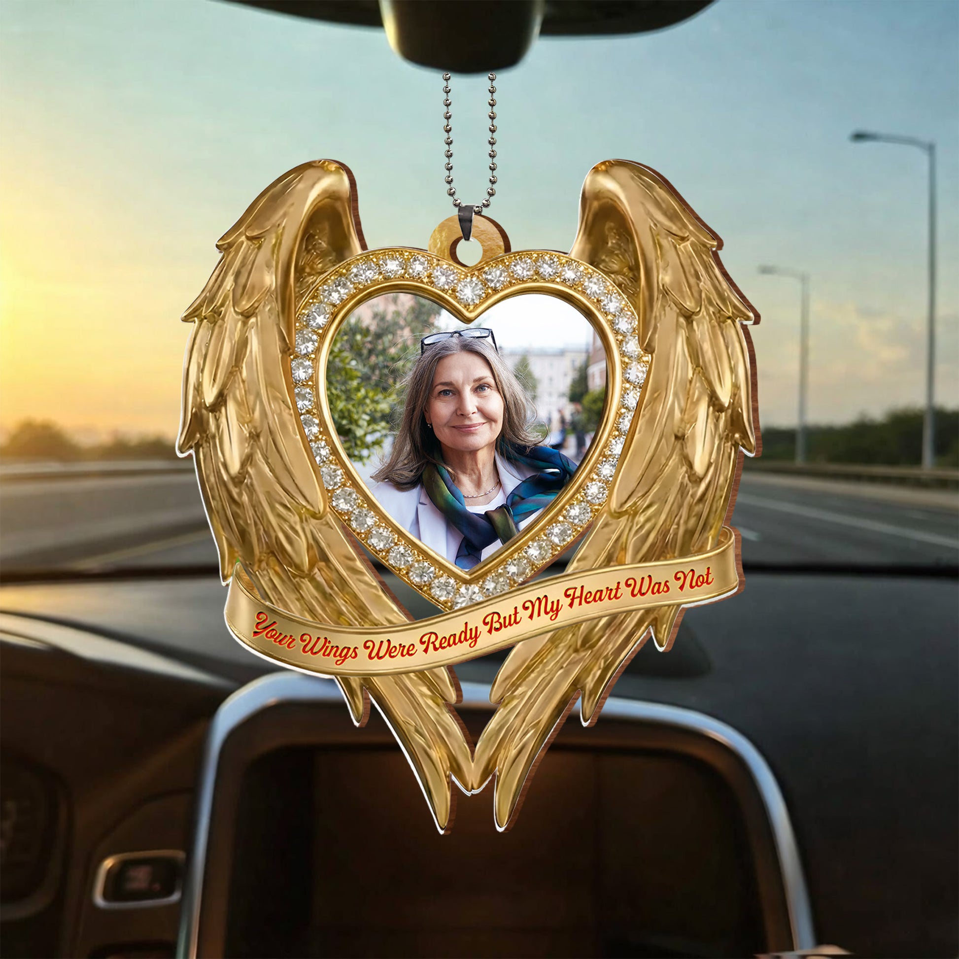 Your Wings Were Ready Heart Ornament