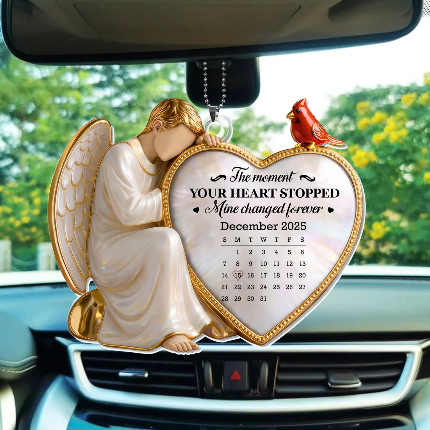 The Moment Your Heart Stopped, Angel And Heart Ornament