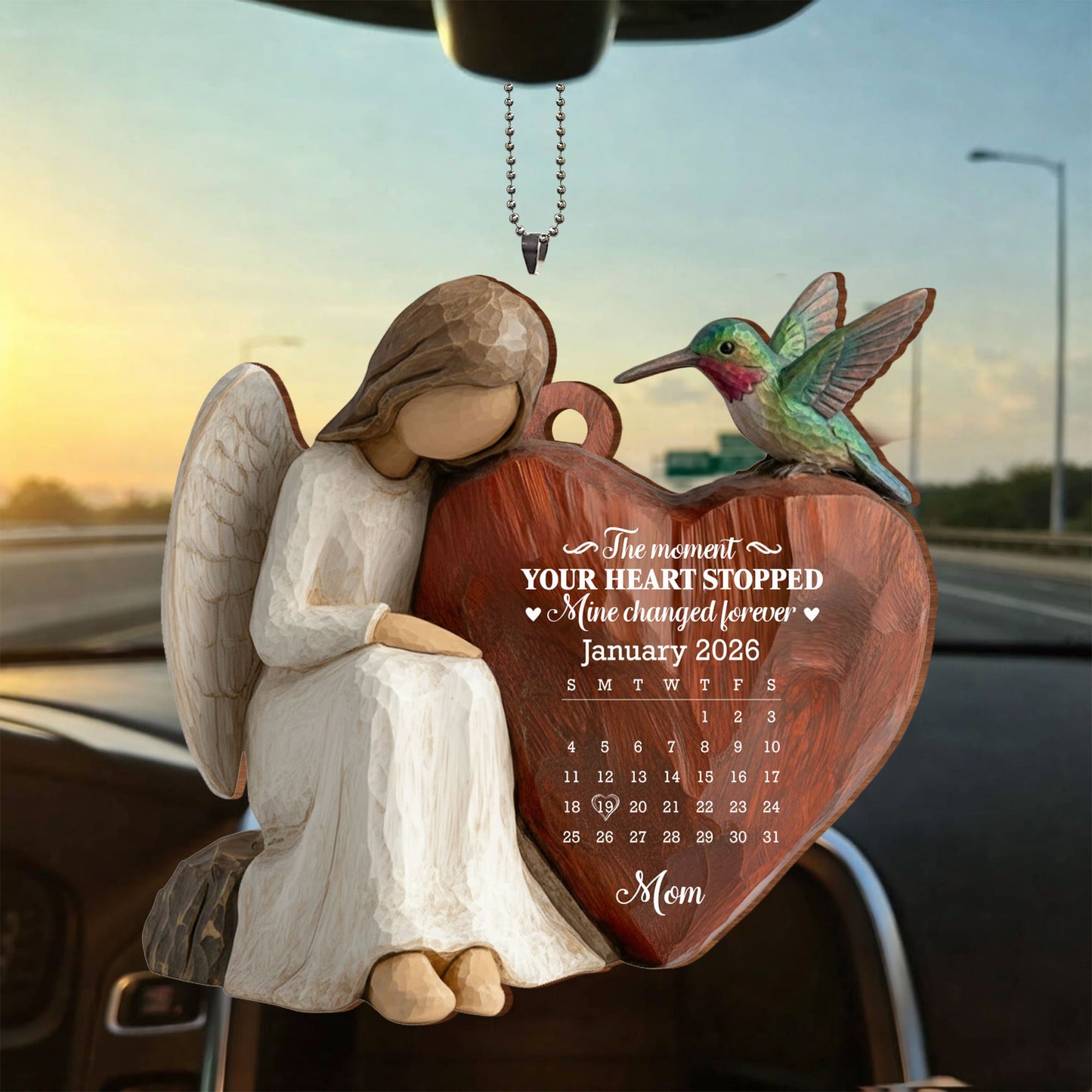 The Moment Our Heart Stopped Heart Calendar Angel Cardinal