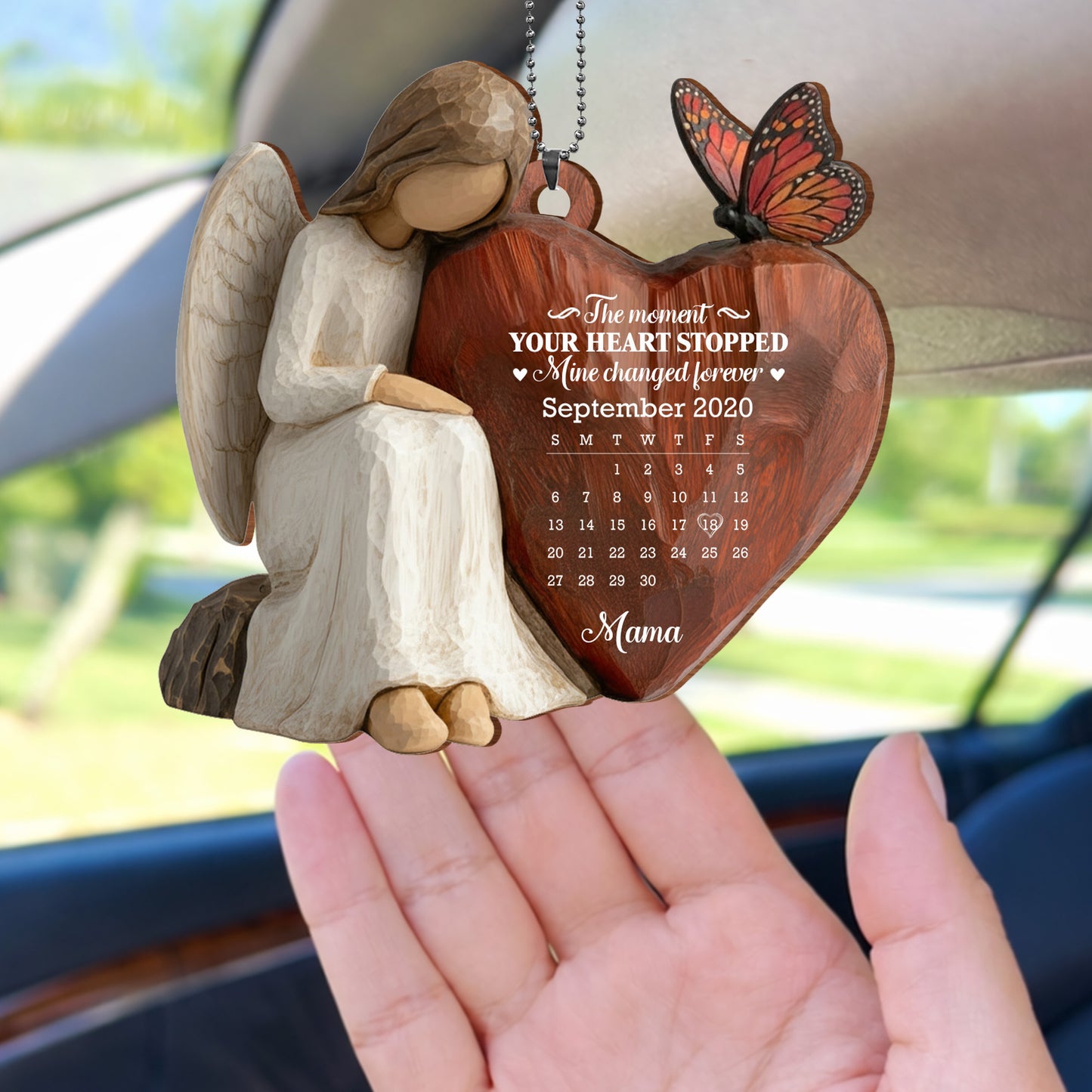 The Moment Our Heart Stopped Heart Calendar Angel Cardinal