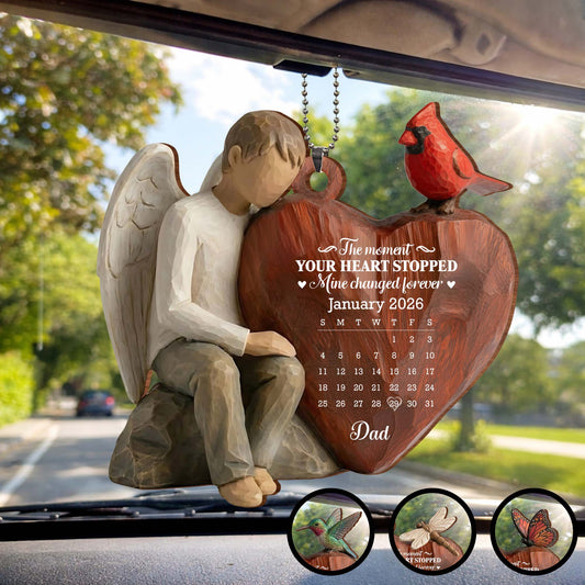 The Moment Your Heart Stopped, Angel And Cardinal Heart Calendar