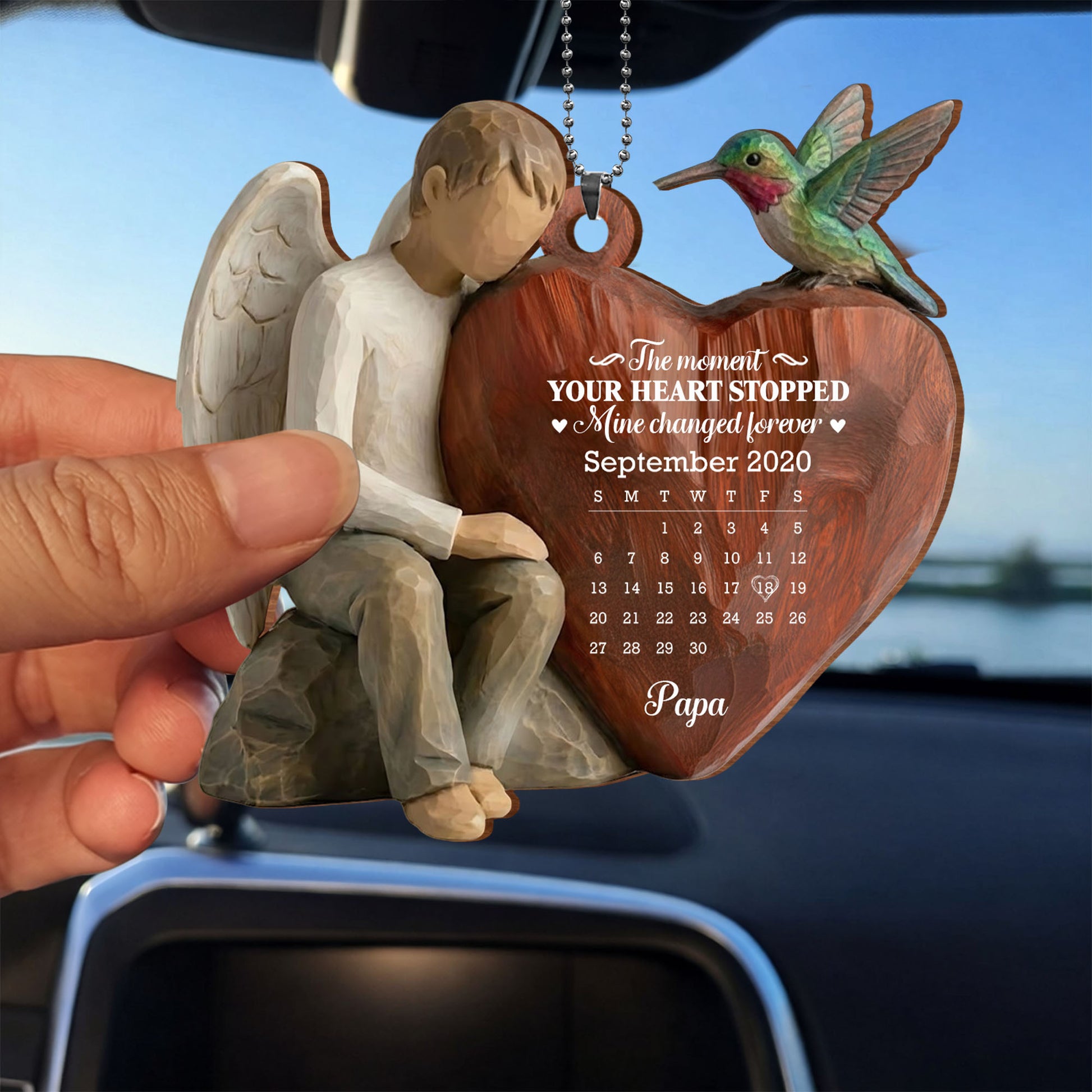 The Moment Your Heart Stopped, Angel And Cardinal Heart Calendar