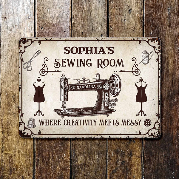 Where Creativity Meets Messy, Sewing Room Essentials