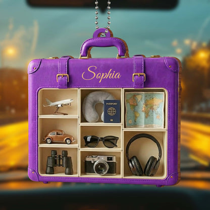 Capture Your Adventures, Travel Essentials Ornament