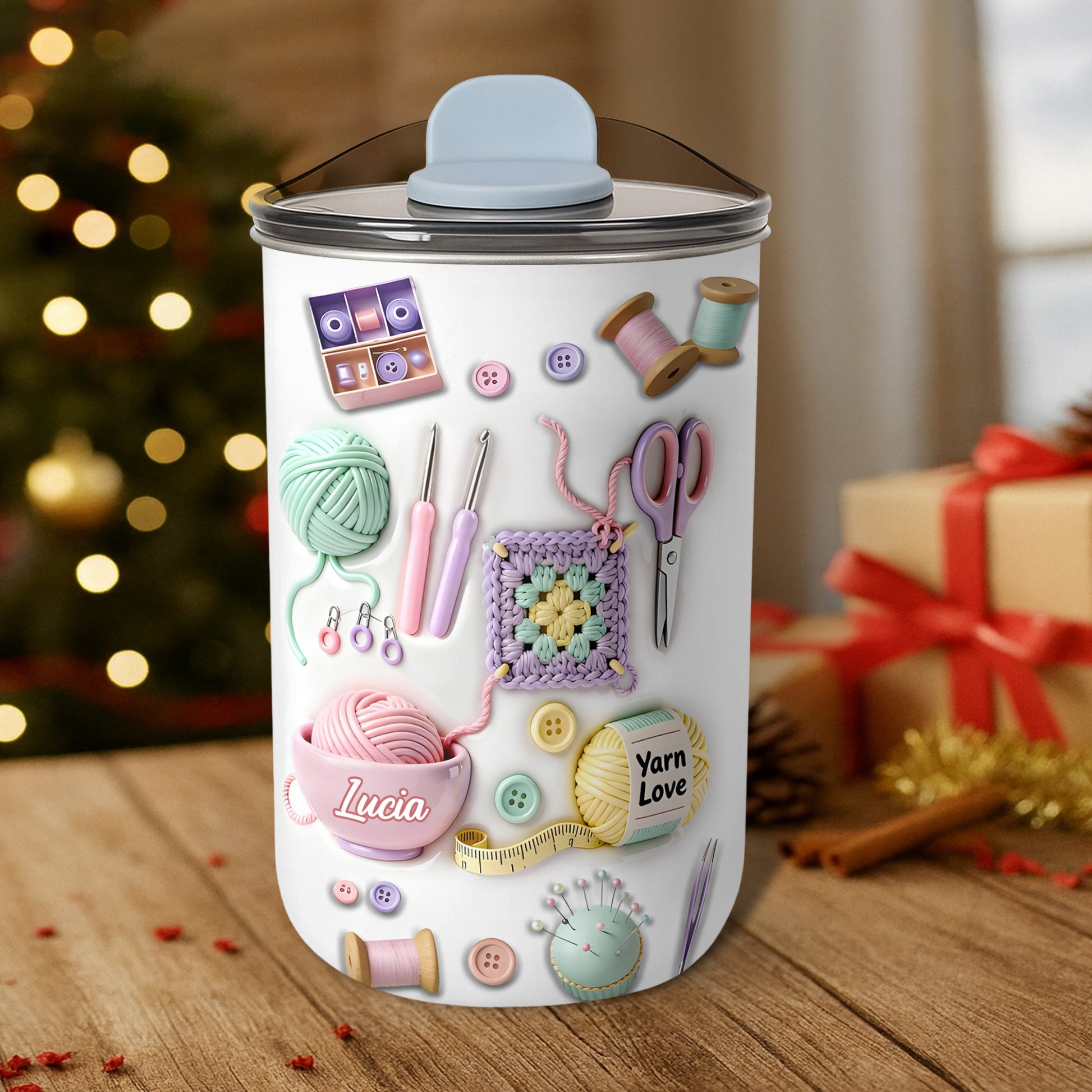 Craft A Unique Surprise Knitting Themed Tumbler