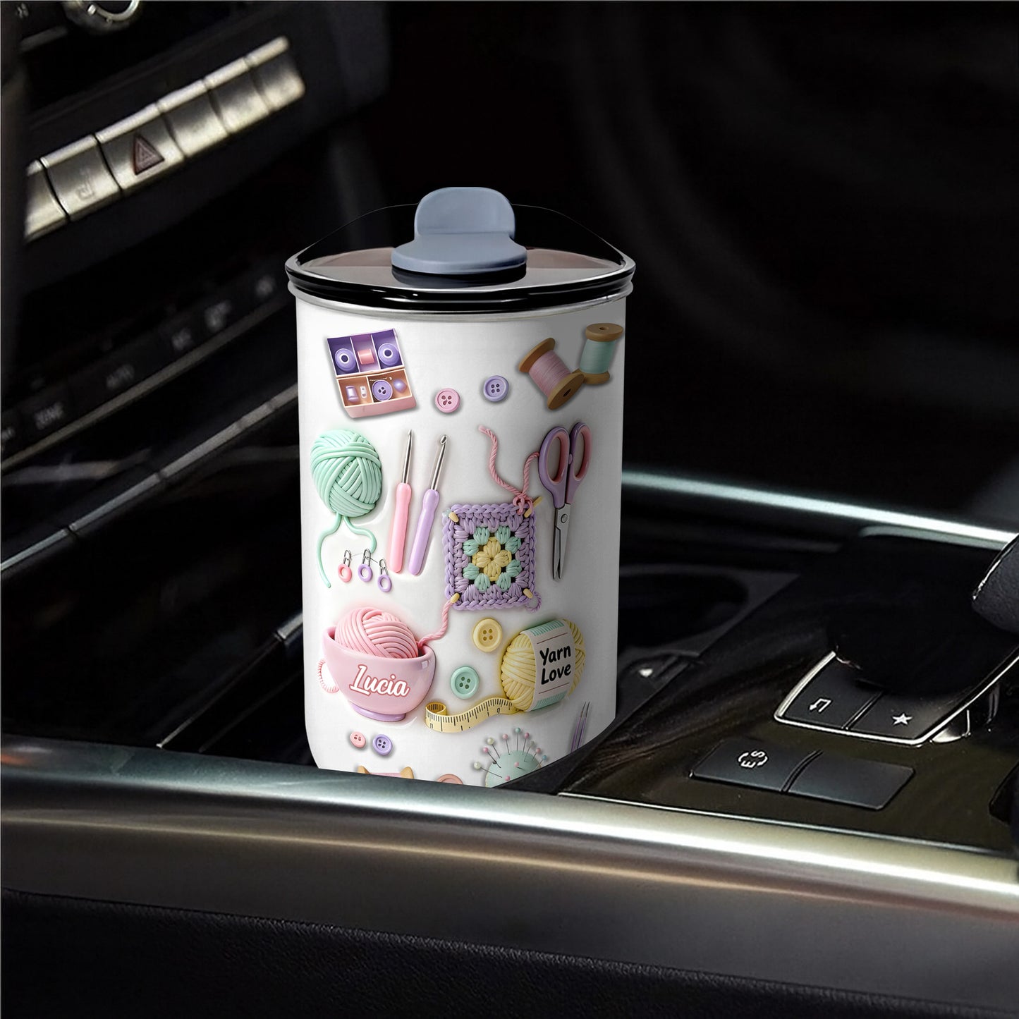 Craft A Unique Surprise Knitting Themed Tumbler