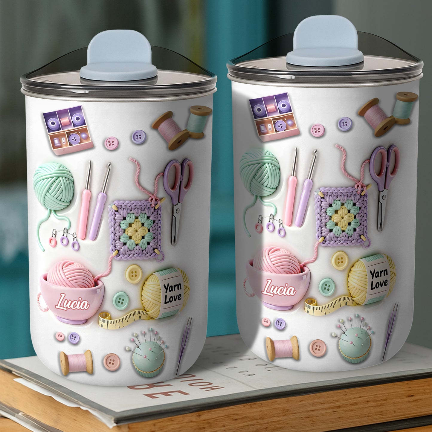 Craft A Unique Surprise Knitting Themed Tumbler