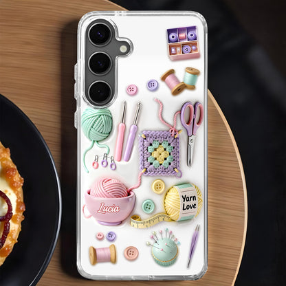 Perfect Gift For Craft Lovers With Yarn And Scissors