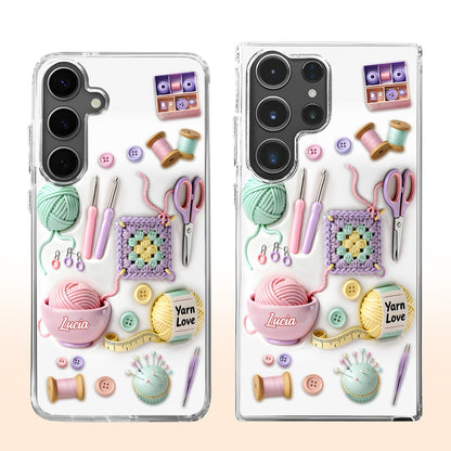 Perfect Gift For Craft Lovers With Yarn And Scissors