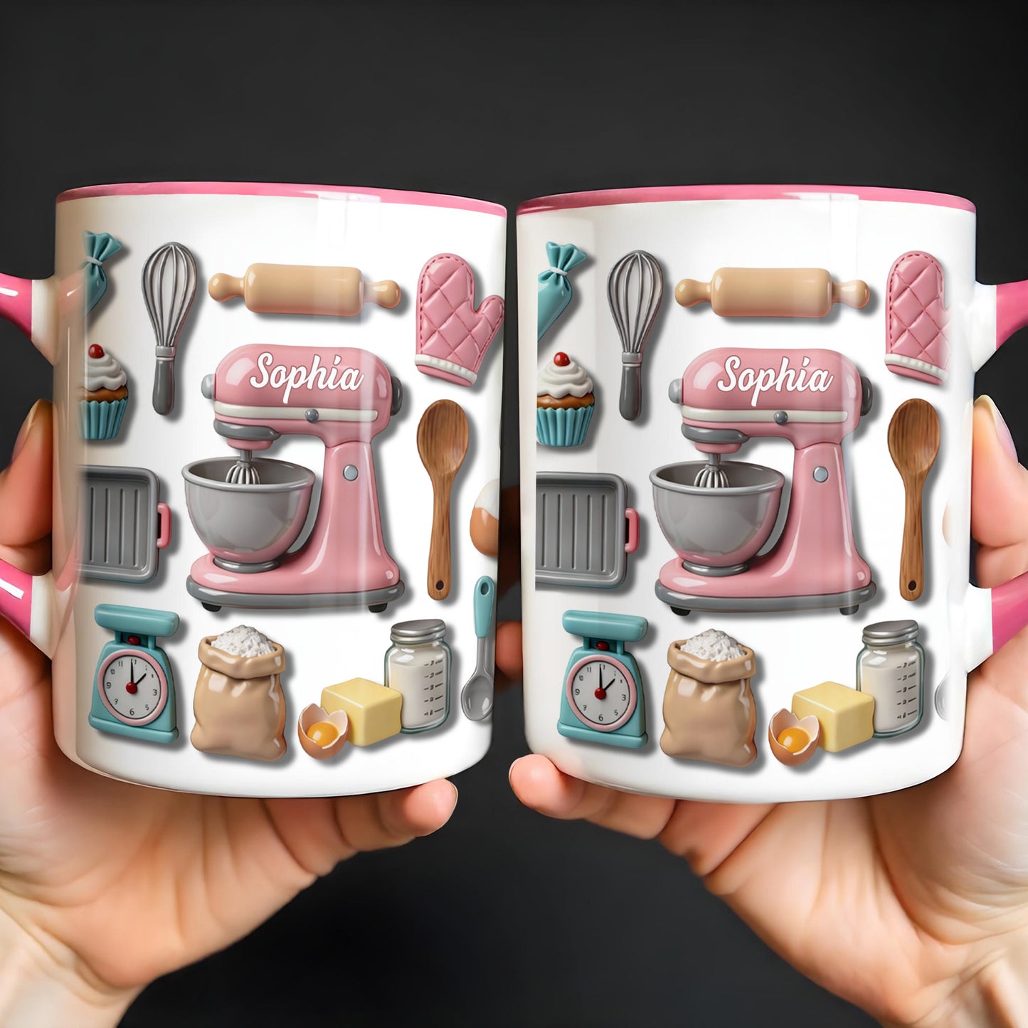 For The Love Of Baking, Mixer And Kitchen Tools Design
