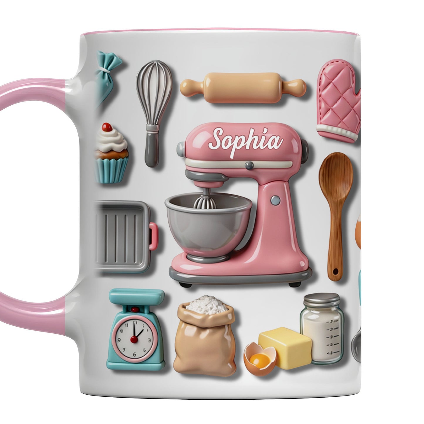 For The Love Of Baking, Mixer And Kitchen Tools Design