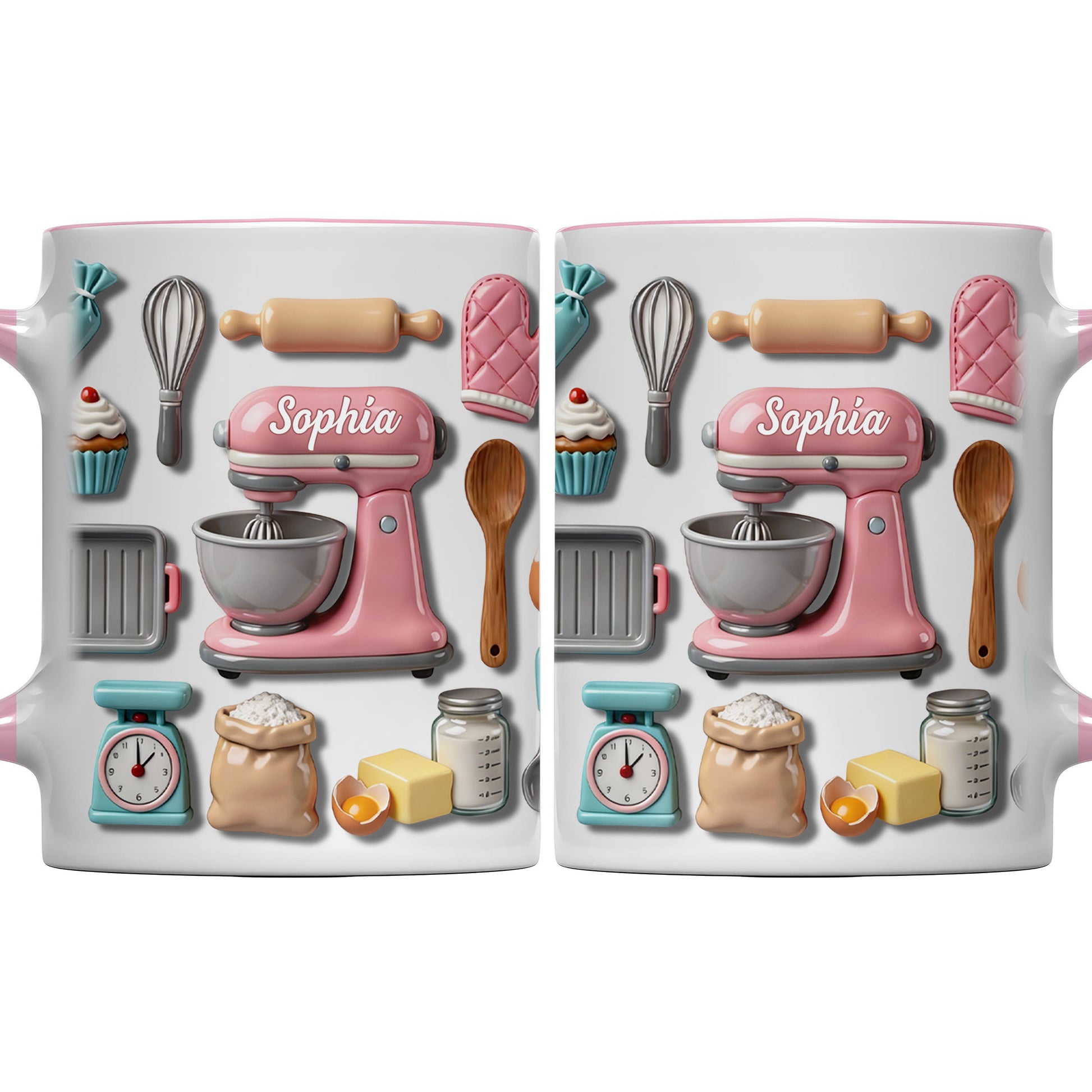 For The Love Of Baking, Mixer And Kitchen Tools Design