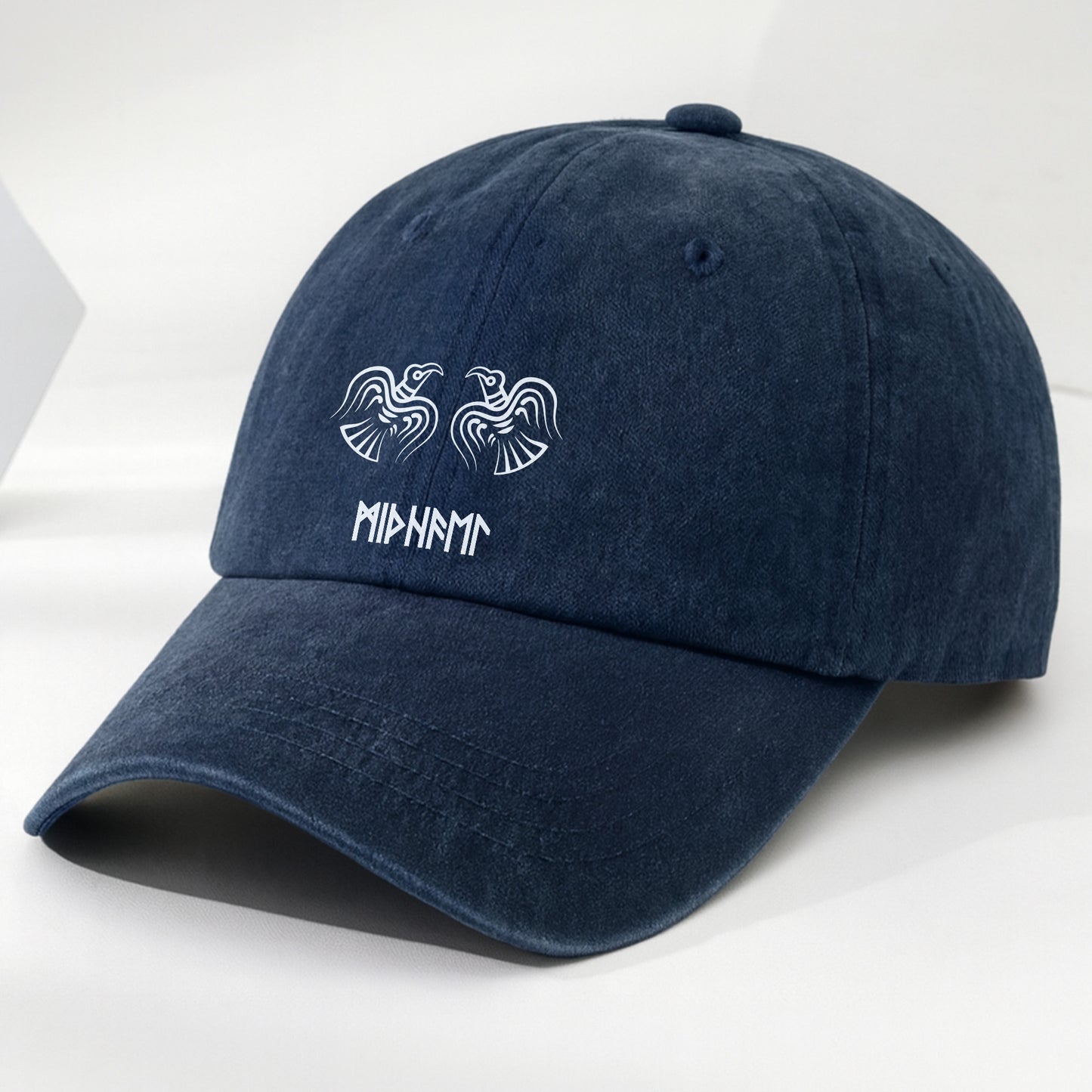 Custom Celtic Knot Design On Denim Cap