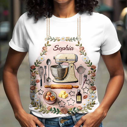 Let's Cook Up Some Love Kitchen Mixer Floral Design