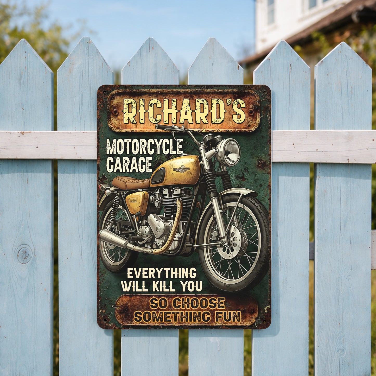 Everything Will Kill You So Choose Something Fun Motorcycle