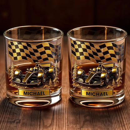 Cherish Your Victories, Celebrate Your Passions, Race Car And Checkered Flag