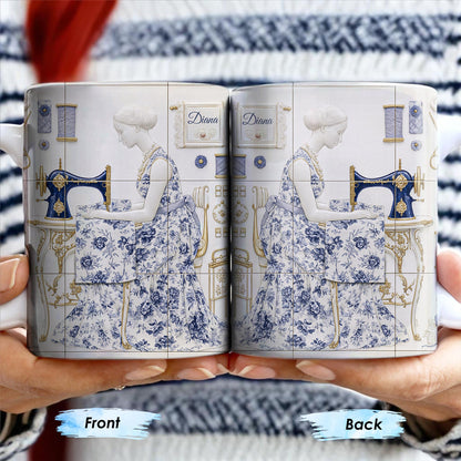 To My Princess In The Tower Inspired By Vintage Sewing Machine and Floral Dress