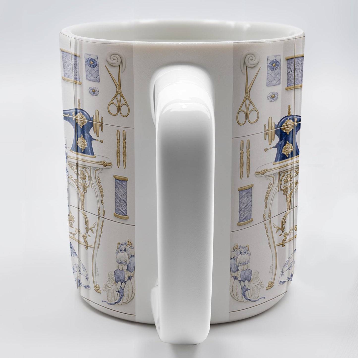 To My Princess In The Tower Inspired By Vintage Sewing Machine and Floral Dress